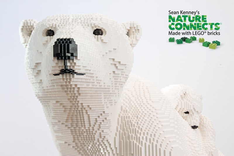Sean Kenney's Nature Connects Made with LEGO Bricks