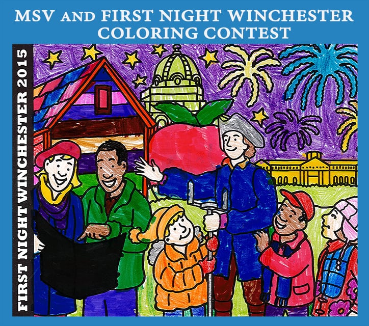 MSV and First Night Winchester Coloring Contest Underway | Museum